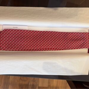 Ferragamo Red Dachshund-print Silk Tie